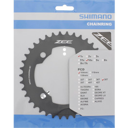 Shimano Plato 38d Fc-m640 Negro