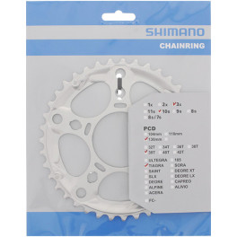 Shimano Plato 39d-d Tiagra Fc-4603 Plata