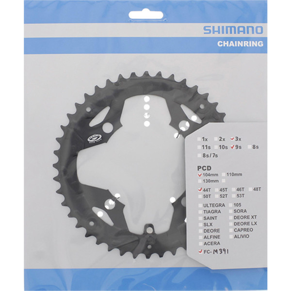 Shimano Plato 44d Acera Fc-m391/430 Negro