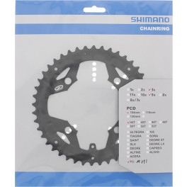 Shimano Plato 44d Acera Fc-m391/430 Negro X Gc