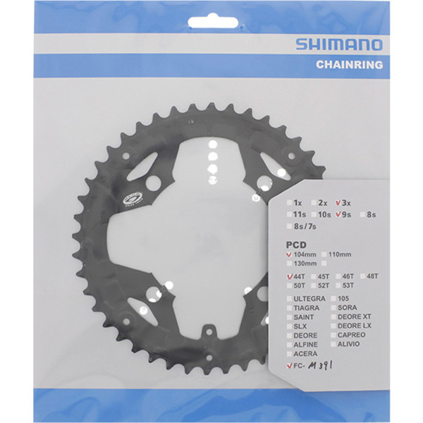 Shimano Plato 44d Acera Fc-m391/430 Negro X Gc