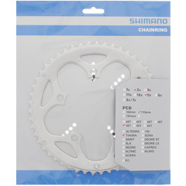 Shimano Plato 50d-f Tiagra Fc-4550 Plata