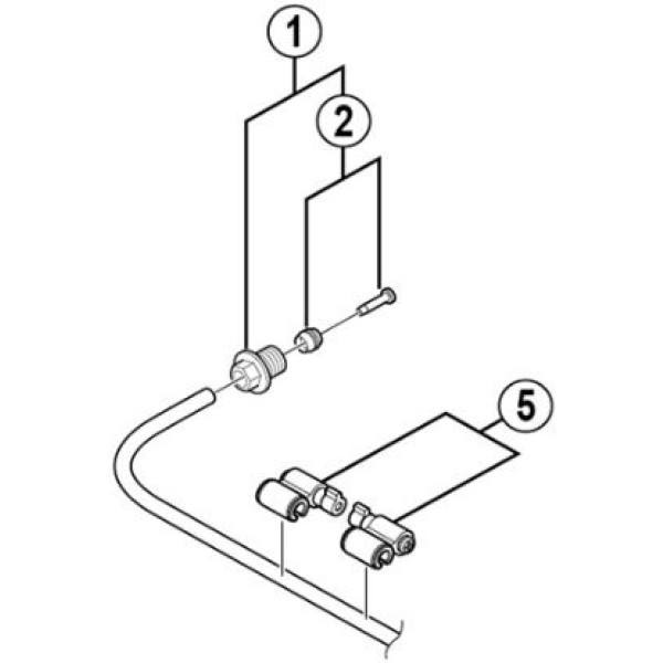 Shimano Vis de connexion de tuyau Sm-bh90 pour St-r9120/r9170