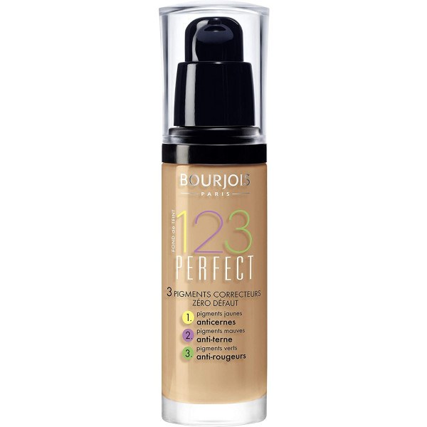 Bourjois 123 Perfect Liquid Foundation 55-escuro bege 30 ml feminino