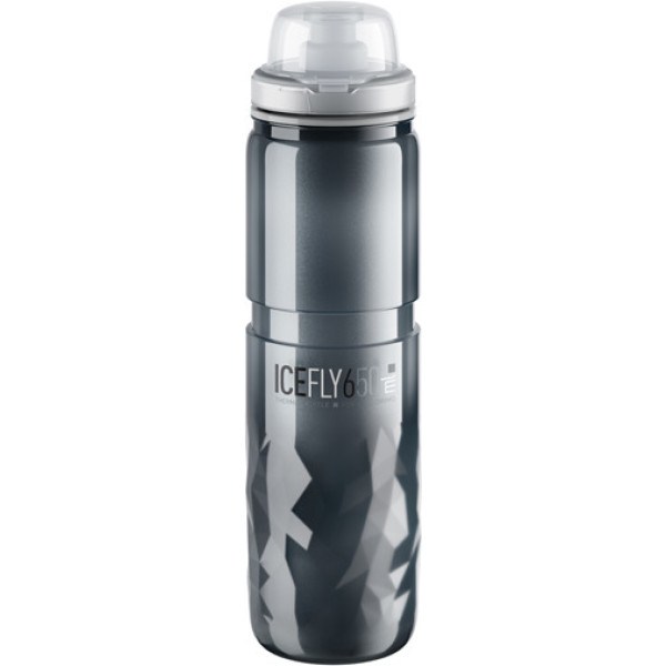 Elite Bouteille Isotherme Ice Fly Smoke 650 Ml Gris Fumé