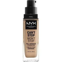 Nyx Can't Stop Won't Stop Full Coverage Foundation Soft Beige Mujer