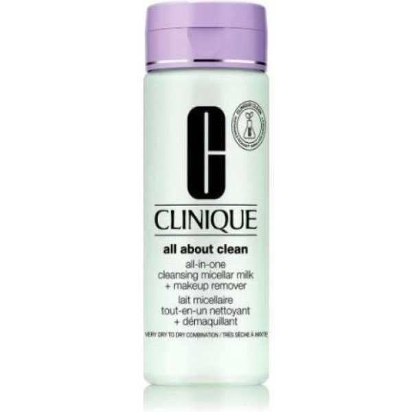 Clinique All About Cleansing Micellar Milk + Make-up R Iii 200 Ml Unisexe