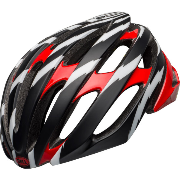 Bell Stratus Mips Schwarz/Rot/Weiß M - Fahrradhelm