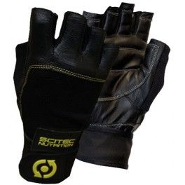Scitec Guantes Leather Yelow Style