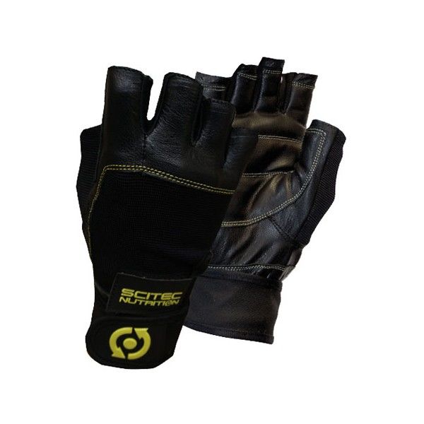 Scitec Guantes Leather Yelow Style