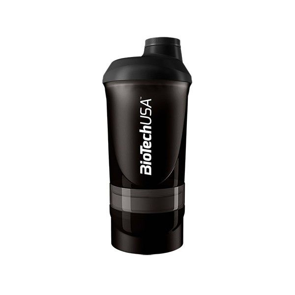 BioTechUSA Wave+ Shaker 600+200+150 ml Rookgrijs
